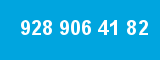 928 906 41 82 928 906 41 82